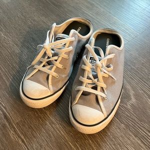 Converse All Star slip sneakers in grey